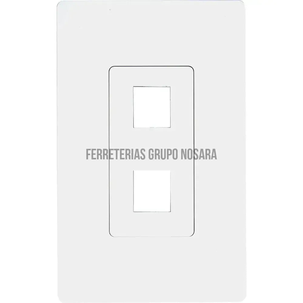 EAGLE PLACA RJ45 DOBLE #SI8872-W DECOR-