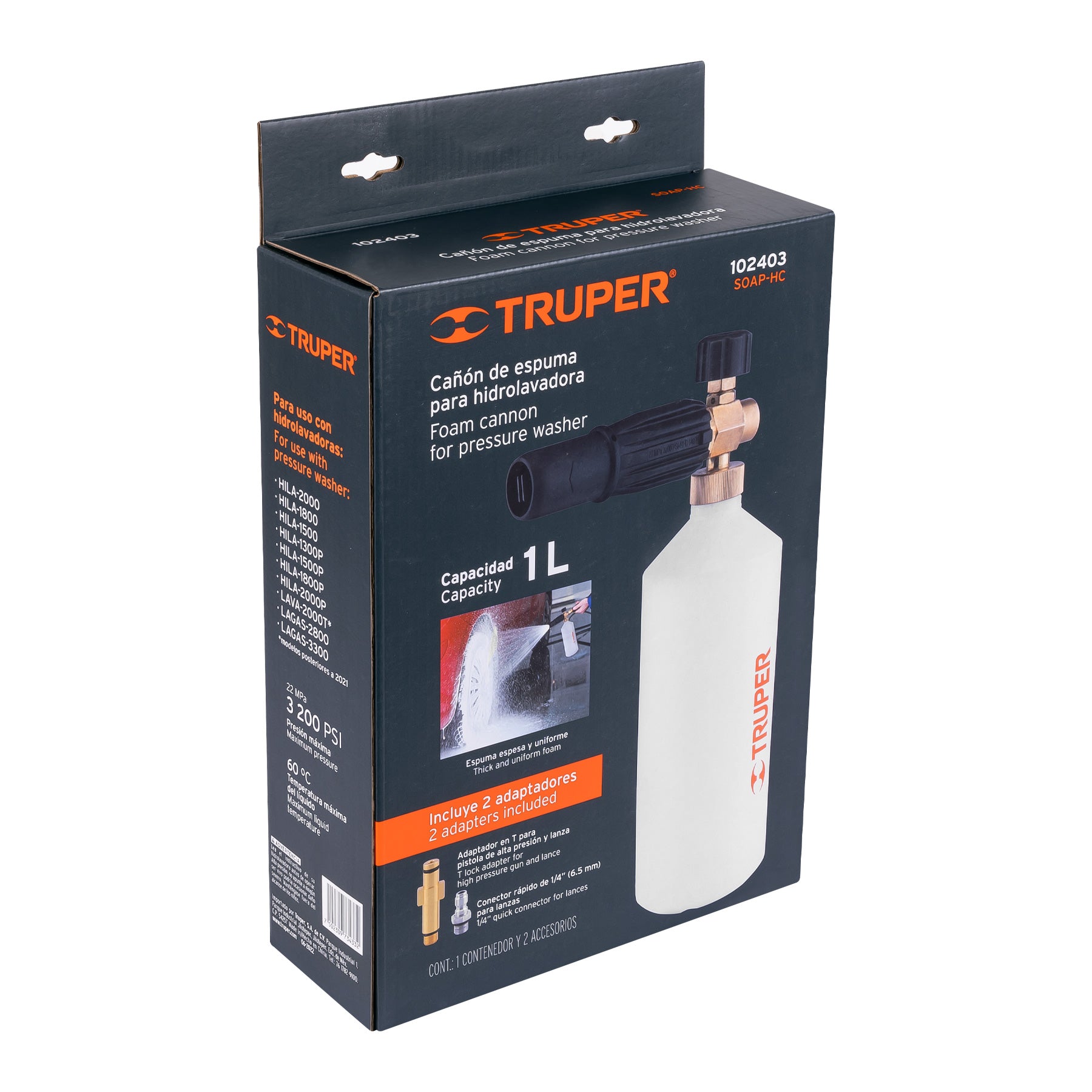 TRUPER CAÑON DE ESPUMA P/HIDRO #102403
