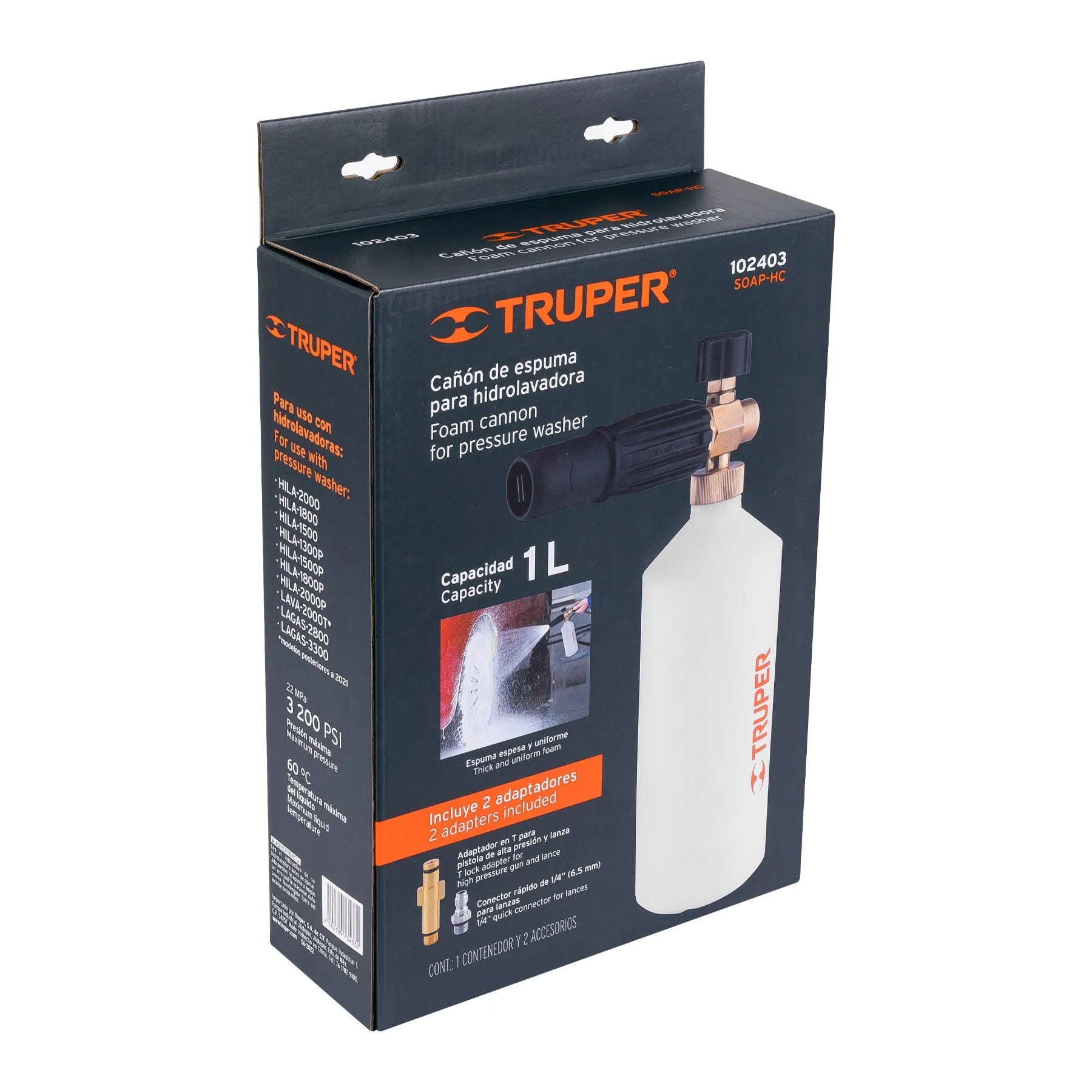 TRUPER CAÑON DE ESPUMA P/HIDRO #102403