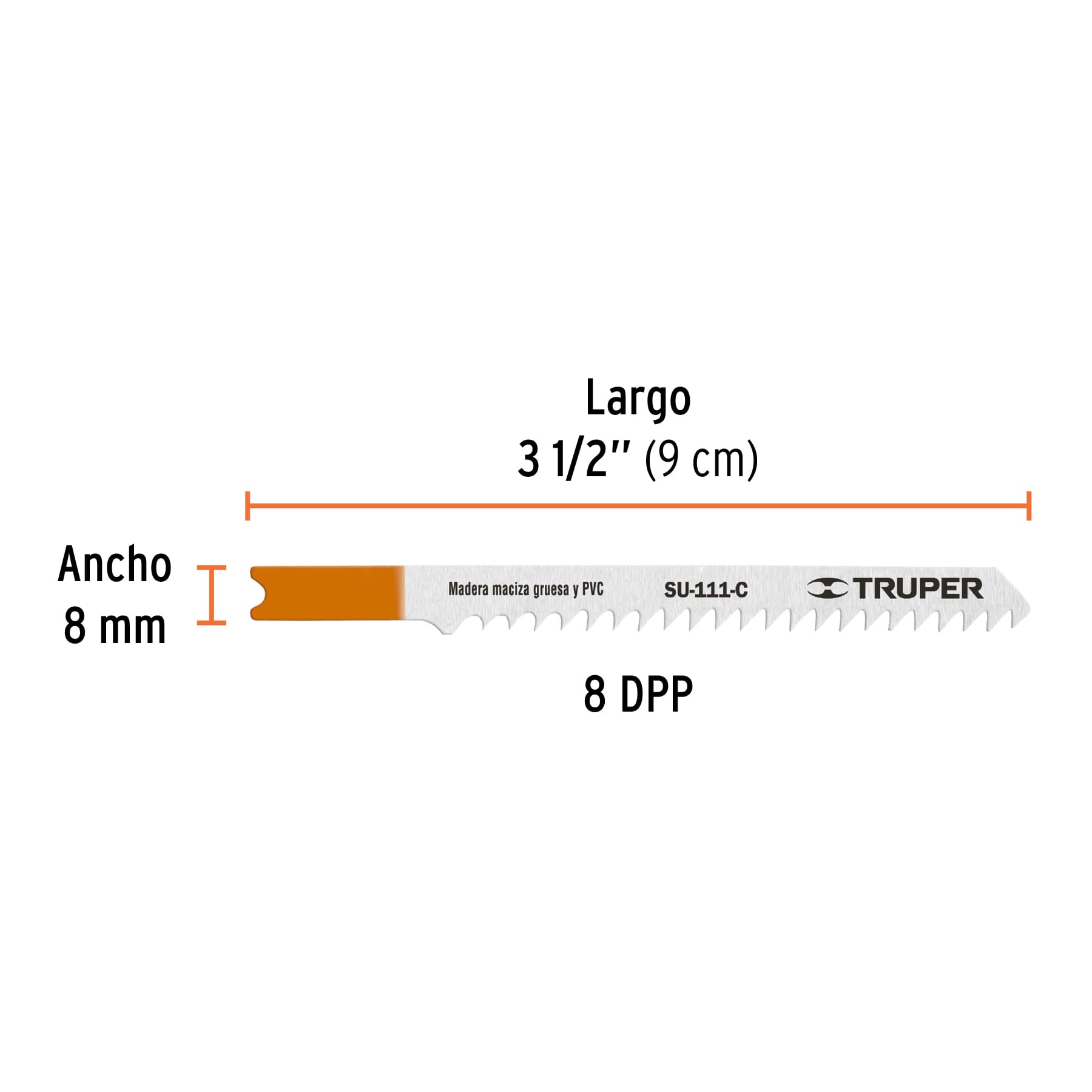 TRUPER JIG SHEET FOR WOOD 5PCS 18137