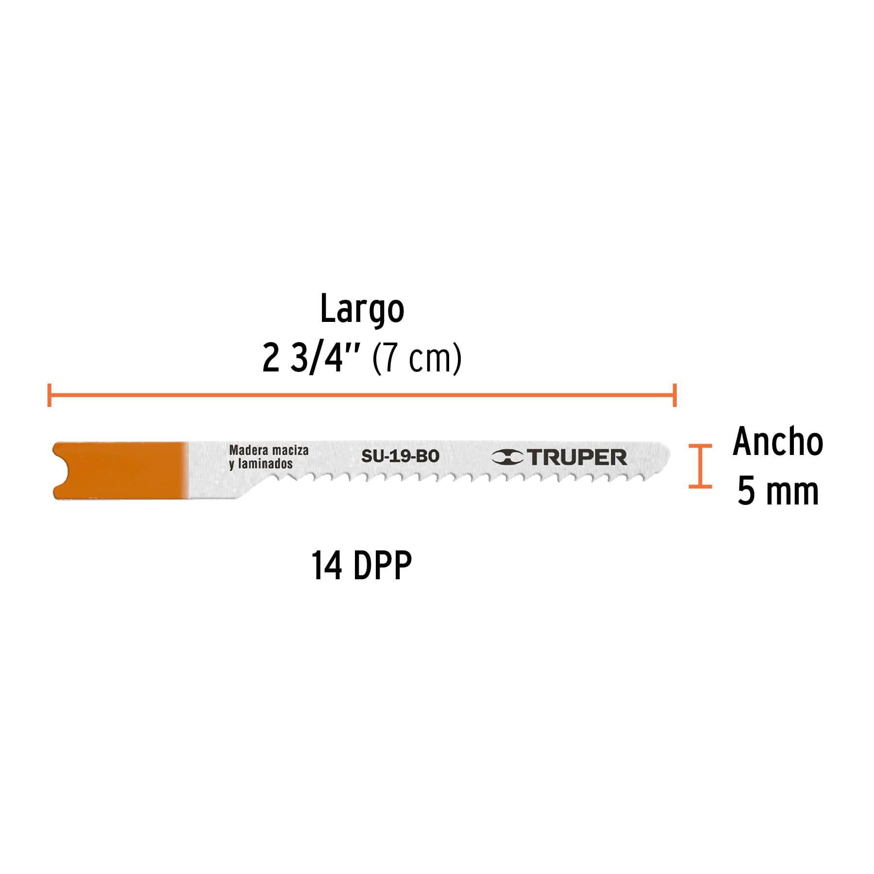 TRUPER JIG SHEET FOR WOOD 5PCS 18134