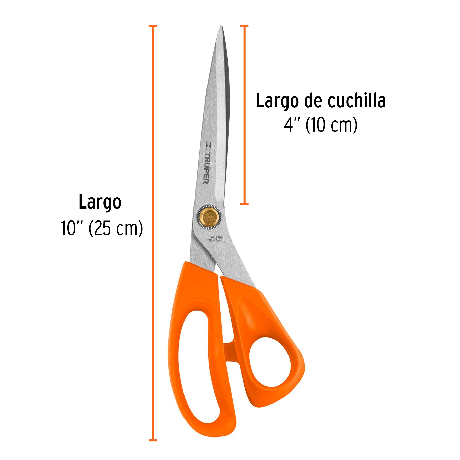 TRUPER STAINLESS STEEL SEWING SCISSORS 18496