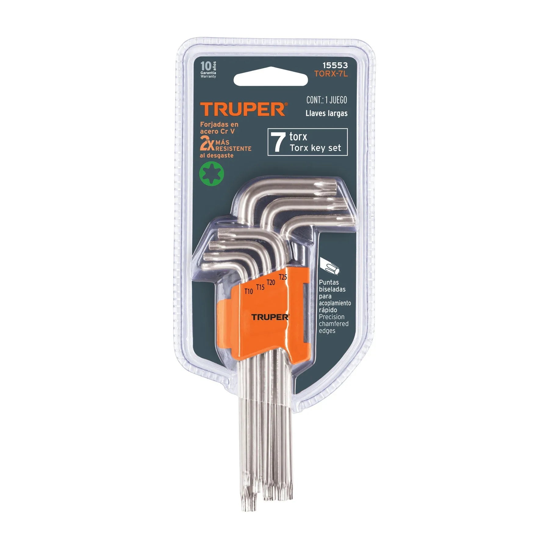 TRUPER JGO LLAVES TORX EXTRA LARGA 15553