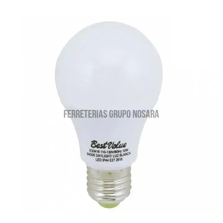 BEST VALUE LED BULB 10W 6400K E33416