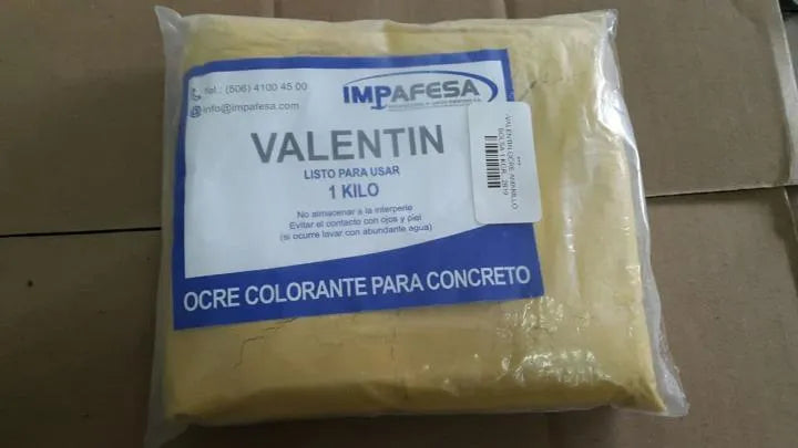 VALENTIN OCRE VERDE BOLSA 1 KILO