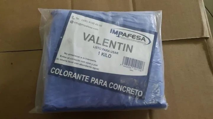 VALENTIN OCRE AZUL BOLSA 1 KILO
