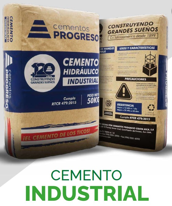 CEMENTO HIDRAULICO INDUSTRIAL PROGRESO 50 kg