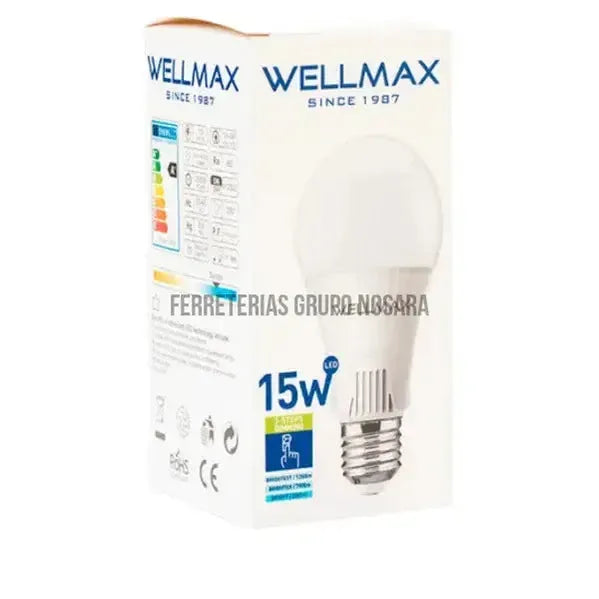 WELLMAX LED BULB E27 15W 6500K