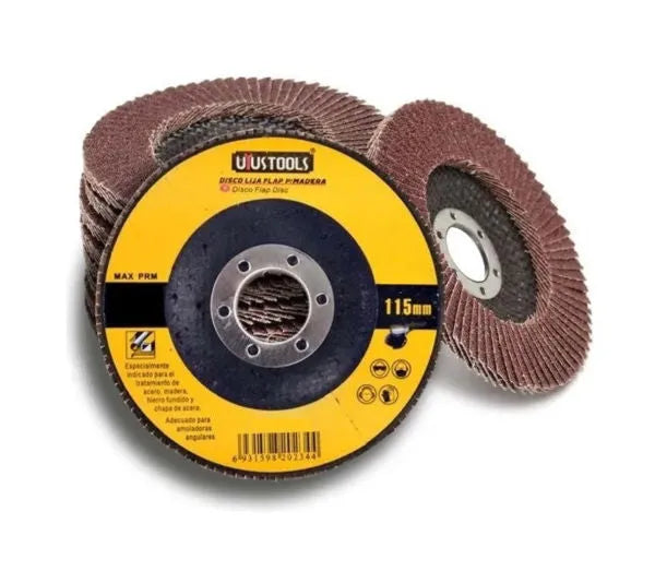 DISCO LIJA FLAP P/MADERA 115MM #40 DLF440M UYUSTOOLS