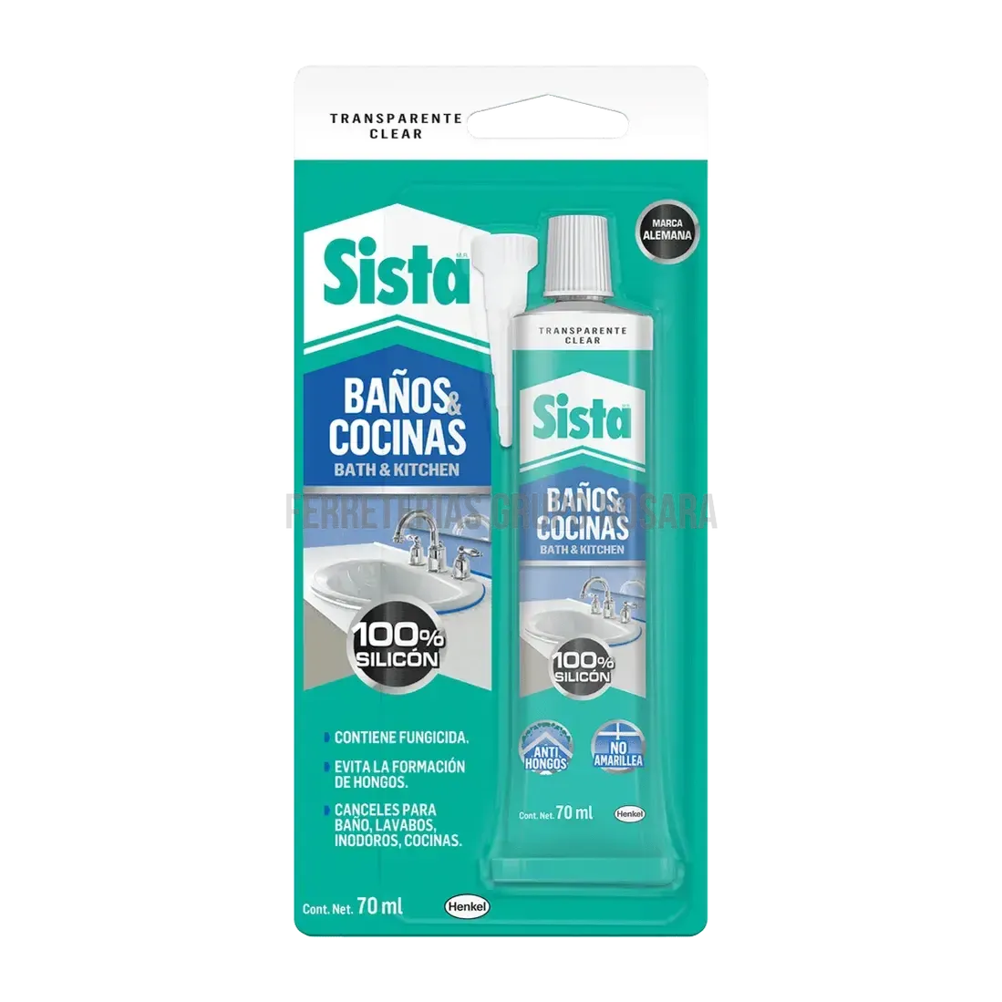 SISTA SILICONA BAÑO Y COSINA-