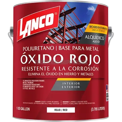Pintura poliuretano Rojo secado rápido 15 min Metal Primer GLN / MM105-4-000146-718594010540