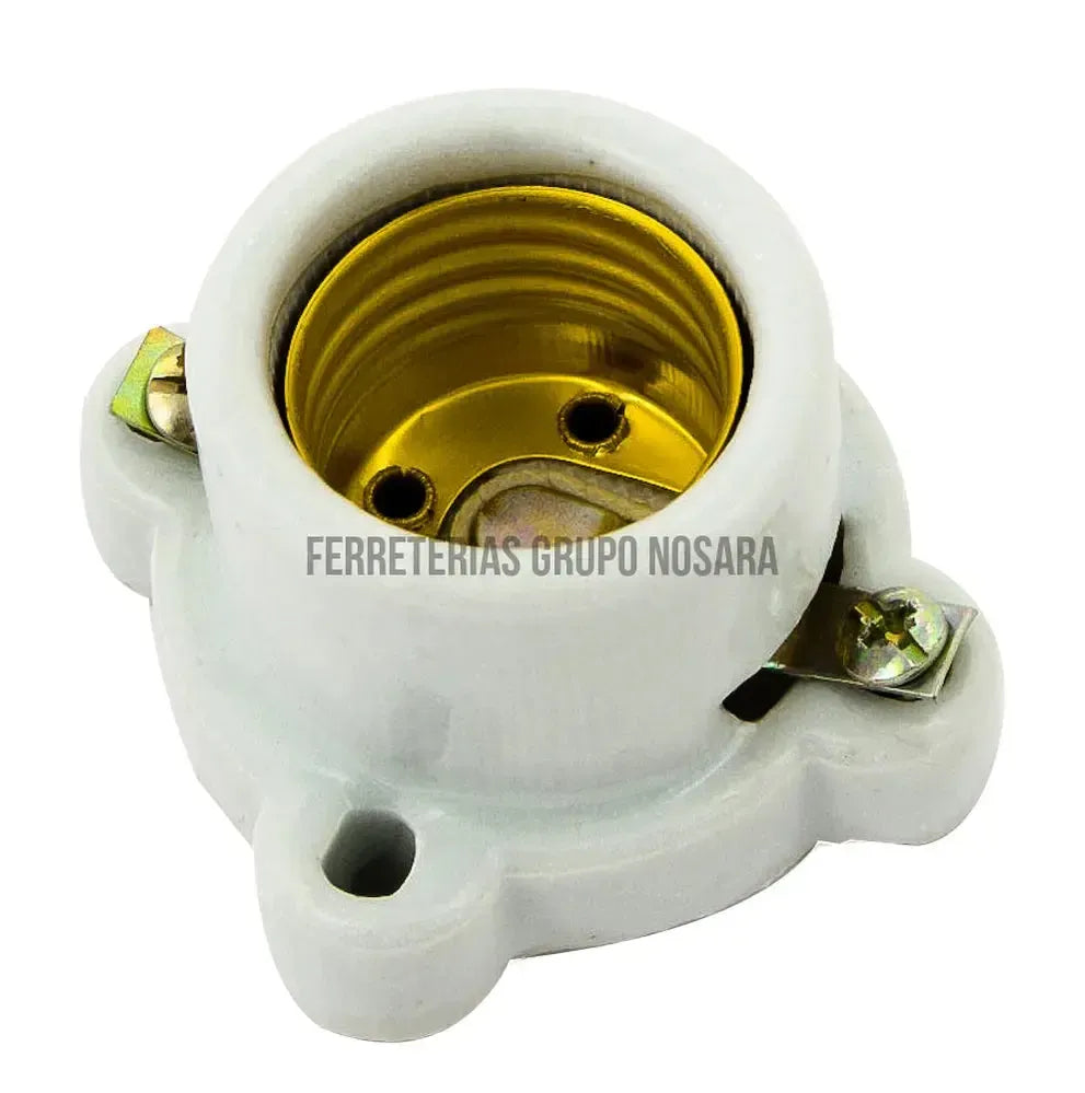 Socket fijo de porcelana lampara E27 110V 660W blanco Eagle / 4150-000217-7441109004309