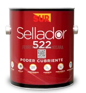 Sellador para concreto 522 cuarto Sur 0052200014 (blanco)-000322-7441105608112