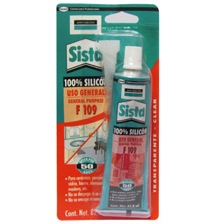 SISTA SILICON TRANSP #80242 82.8ML