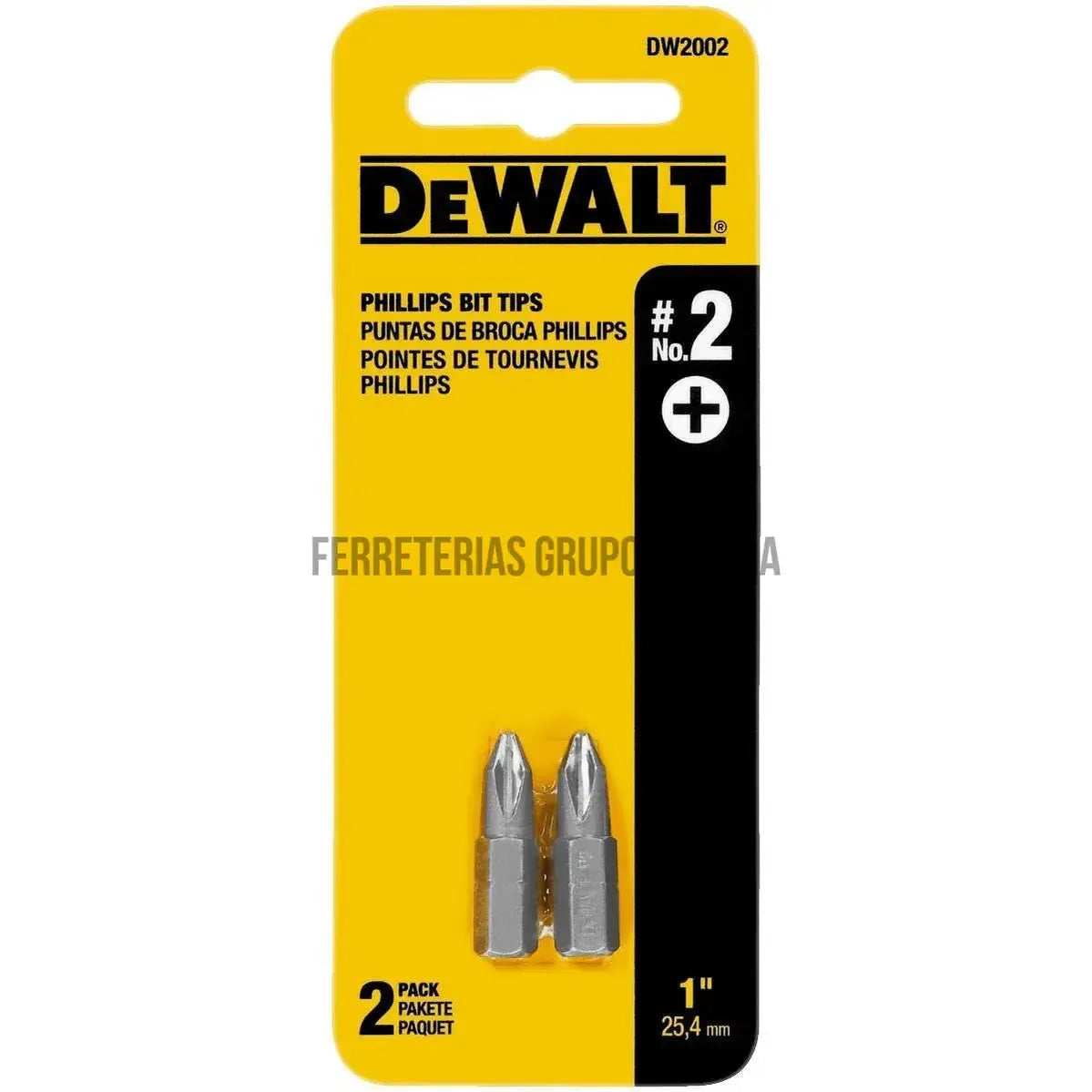 DW PUNTERA P/TALADRO PH #2 X 1"" #2002Z-000435-028874020023