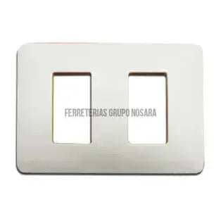 Placa 2 modulos blanco Matix Bticino / AM503/2BN-000658-7506181316471