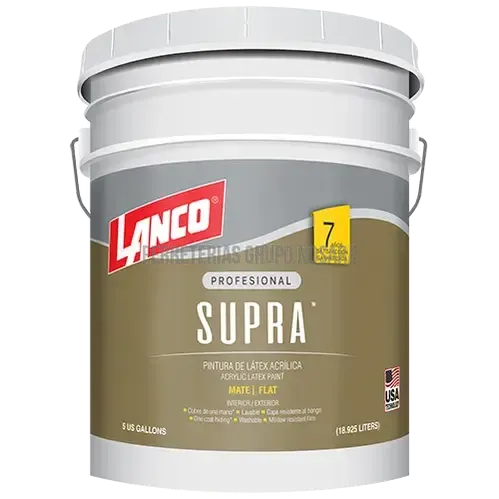 Pintura mate Supra cubeta Lanco VA950-2 (Blanco)-001051-718594095028