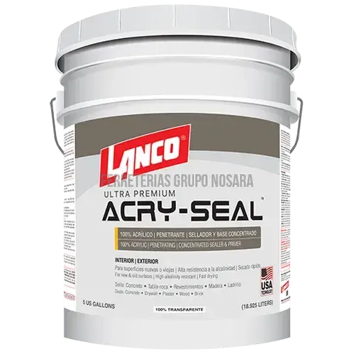 LANCO ACRY SEAL TRANSP CUB AS211-2-