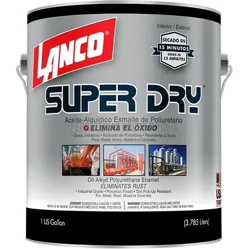 Pintura anticorrosiva brillante Super Dry galon Lanco blanco / SD900-4-001230-718594090047