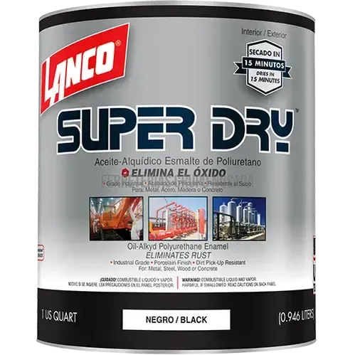 Pintura anticorrosiva brillante Super Dry cuarto Lanco accent / SD945-5-001253-718594094557