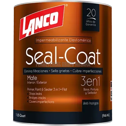 Pintura mate Seal-Coat cuarto Lanco (blanco) / SC200-5-001255-718594020051