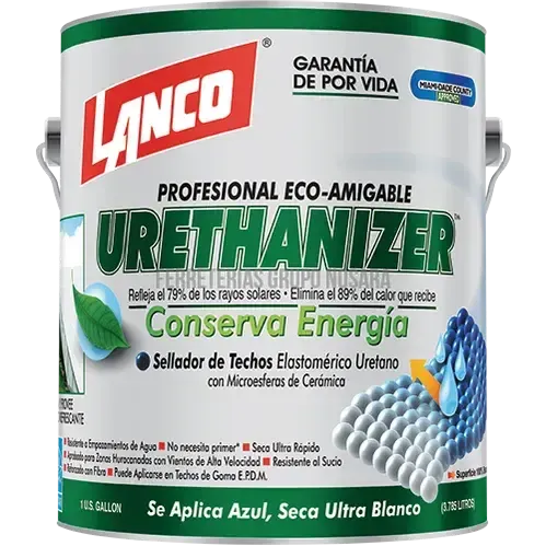 Membrana impermeabilizante 100% acrilica Urethanizer galon Lanco / RC994-4-001271-718594099446