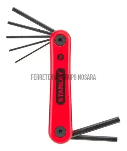 Juego de llaves plegables de 7 piezas Stanley 69-262-001434-747752692625