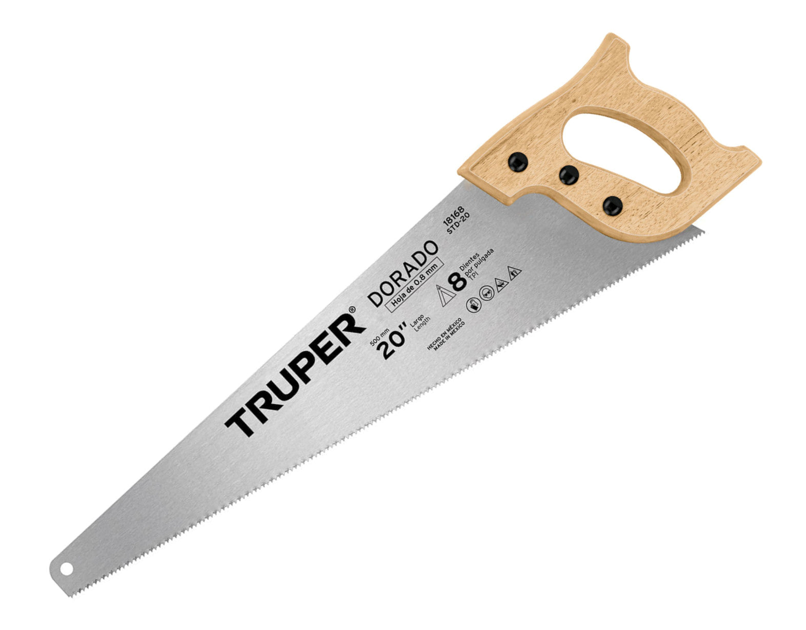 Serrucho 20" Dorado, 8 DPP, Truper / 18168-001492-7501206620717