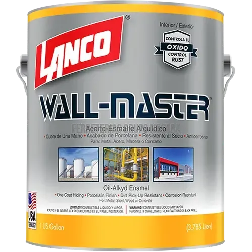 Pintura esmalte mate Wall Master galon Lanco Base Accent / WS1051-4-001562-718594105147