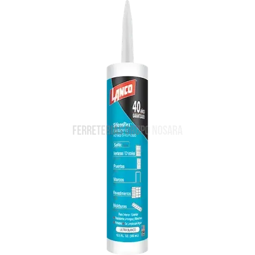 Sellador acrilico pintable Siliconflex tubo Lanco (almendra) / CC768-18-002557-718594768182