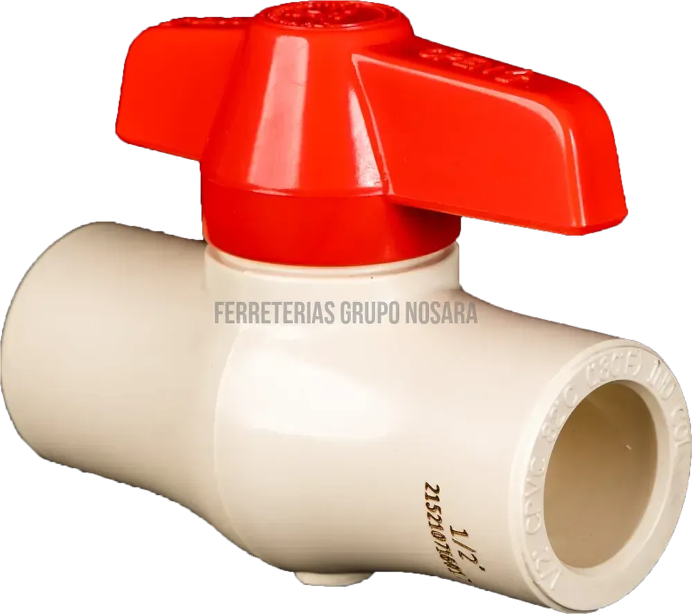 Llave de paso agua caliente CPVC 18 mm (3/4") Amanco-003626-7441102806580