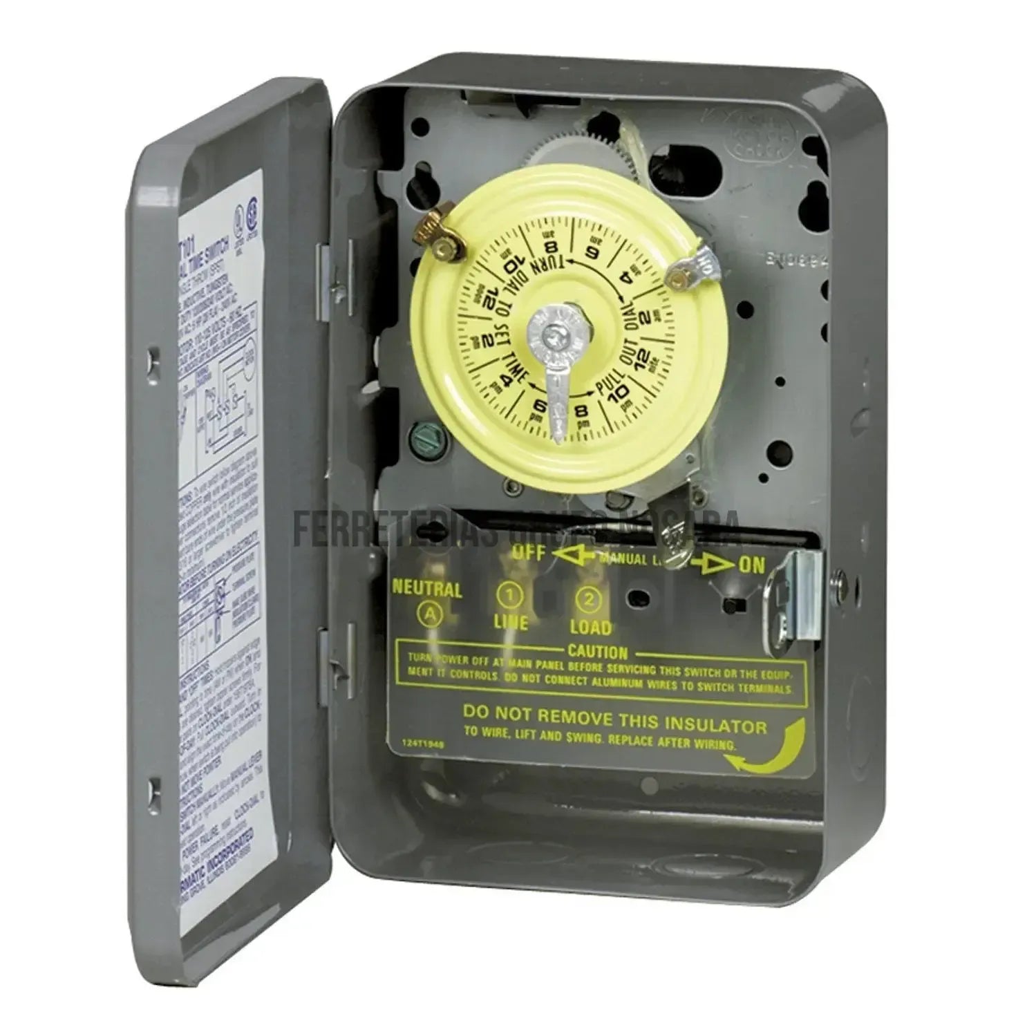 Temporizador mecanico 110V 40A 12 operaciones 24 horas Intermatic / T101-003631-078275000018