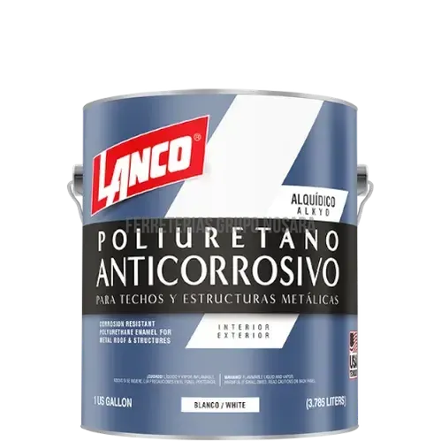 Antic poliuretano techos y estructuras metálicas cuarto blanco Lanco / MM93-5-005712-718594009353