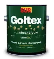Pintura mate Goltex 1000 galon Sur 0100094006 (base pastel)-006587-7441105681023
