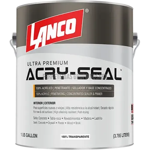 LANCO ACRY SEAL TRANSP GLN AS211-4-