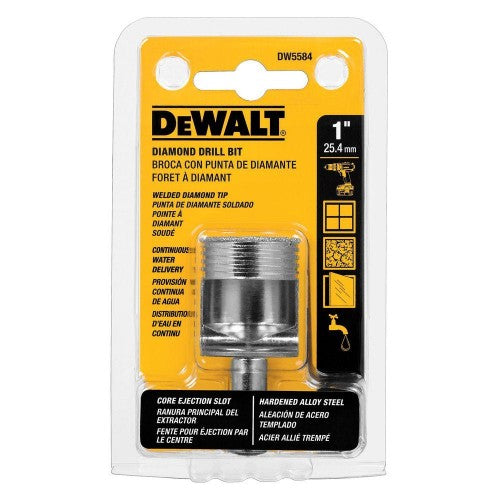 Broca para porcelanato punta diamante 1" Dewalt / DW5584