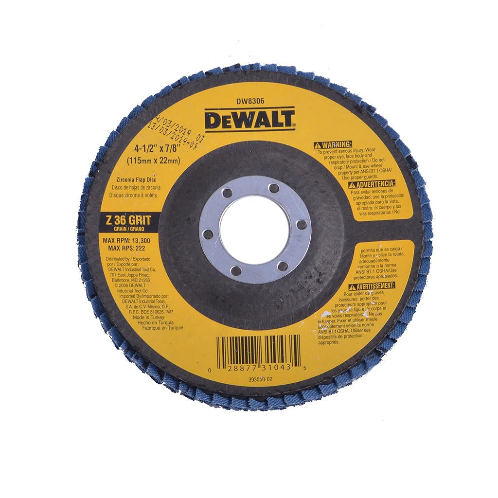DW DISCO LIJA FLAP 4-1/2"" #60 DW8308