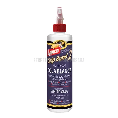 Cola para madera Grip Bond 2 blanca 1/16 galon Lanco / WA502-7-009132-718594050270