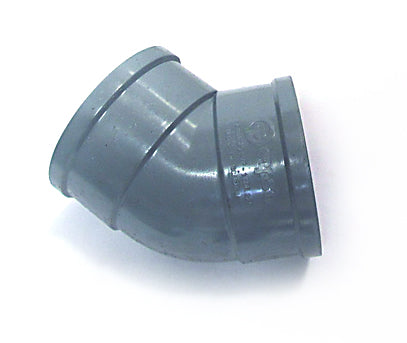 PVC Sanitary Elbow SDR32.5 Thin Wall 45° 75 mm (3")