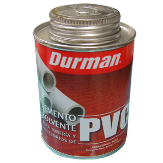 PVC glue cold water 1/16 gallon Durman