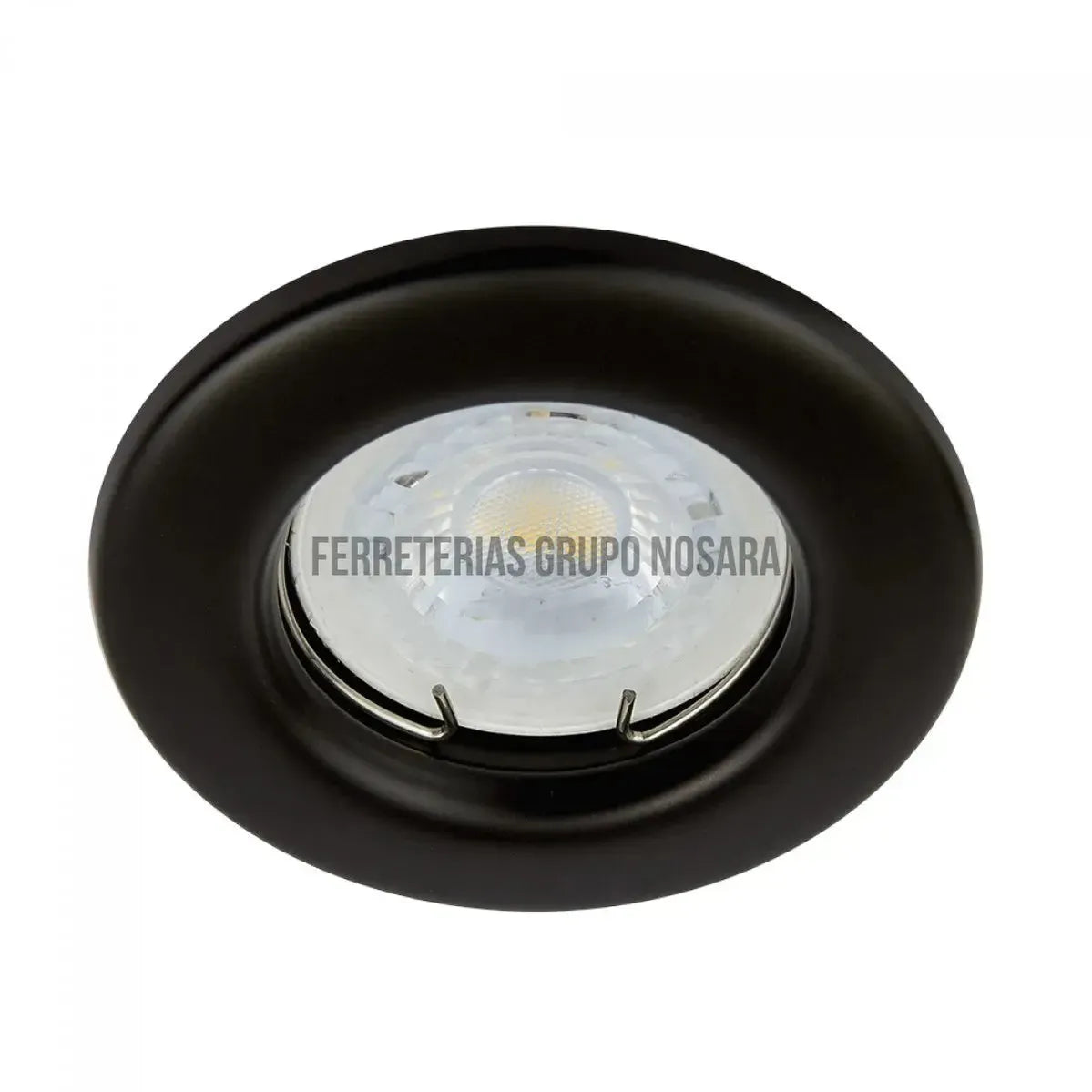 Lampara empotrada redonda GX5.3 50W 100-240V halogena negro Alezio Tecnolite / YD-220/N-011833-7501668503887