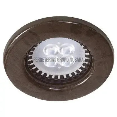 Lampara empotrada redonda GX5.3 50W 100-240V halogena marron Alezio YD-220/M Tecnolite-011835-7501668504297