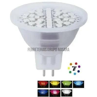 Bombillo LED GX5.3 3W 110V multicolor Tecnolite MR16-SMDLED/3WRGB-011836-7501668520938