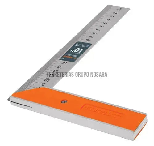 Escuadra 10" para carpintero con mango 100% de aluminio / 14374-012376-7501206625248
