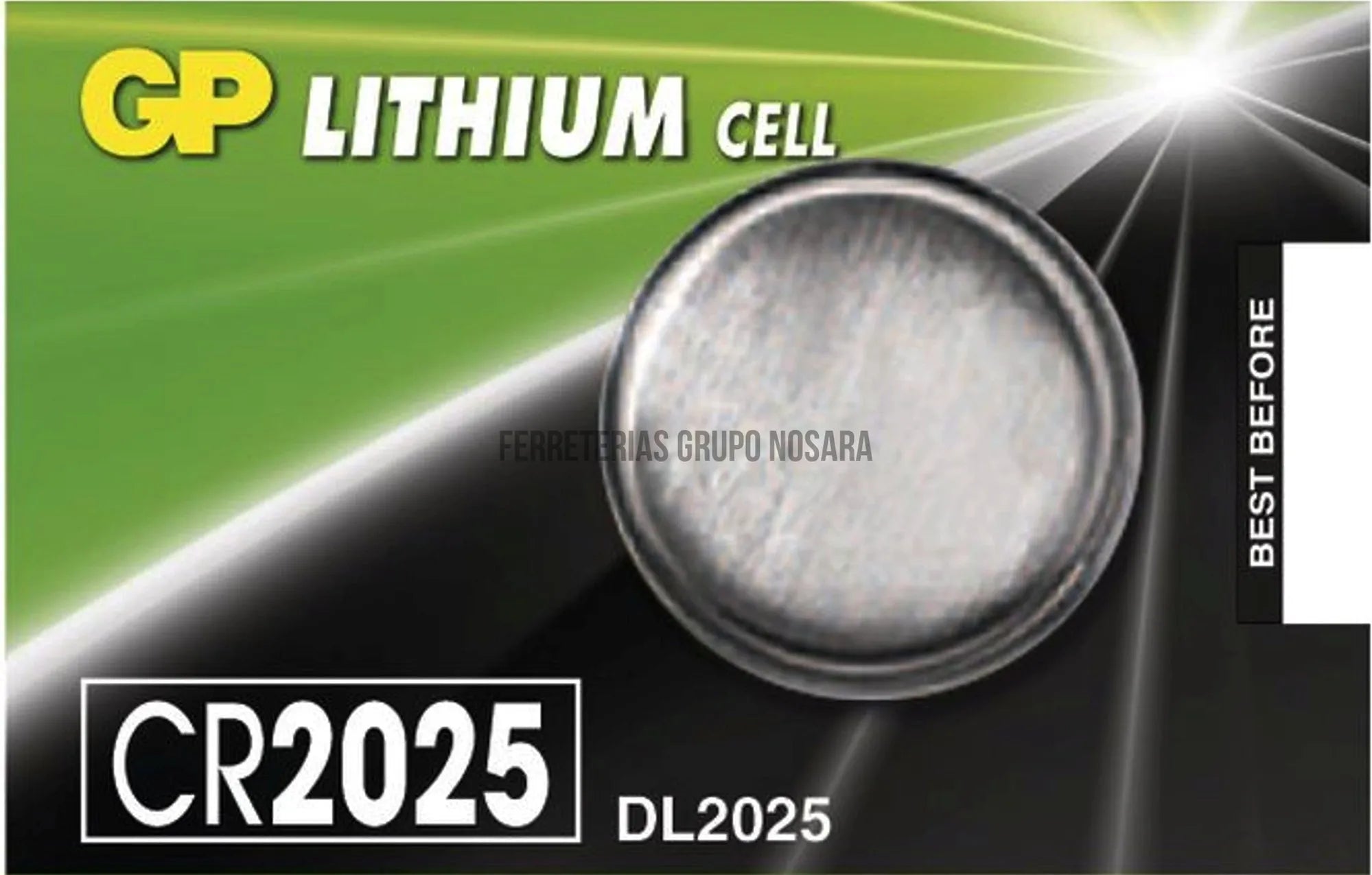 Pila de boton de litio 3V CR2025 / DL2025 GP-013125-4891199001130