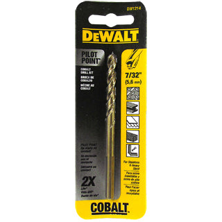 Dewalt 7/32 Cobalt Metal Drill / DWA1214