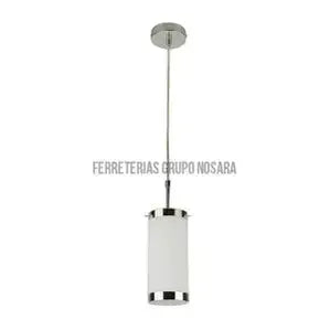 Lampara colgante E27 8.5W 100-240V cromado Bambera Tecnolite 60CTL0003MVOP-