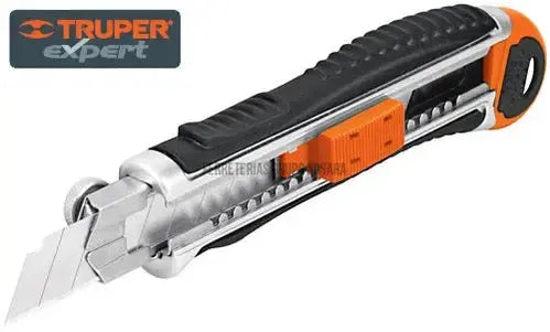 Cutter 18 mm trabajo pesado c/alma metálica y grip, Expert / 16976-016211-7501206625965