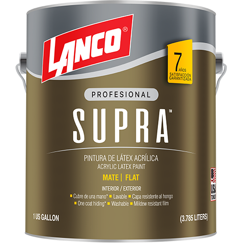 Matte paint Supra gallon Lanco VA950-4 (White)