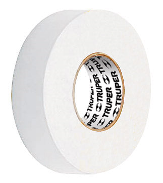 Cinta de aislar de 18 m x 19 mm, blanca, Truper / 12506